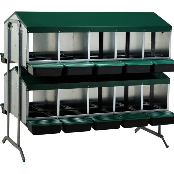 Bateria ponederos fondo plastico 20 dptos – accesorio para animales GAUN