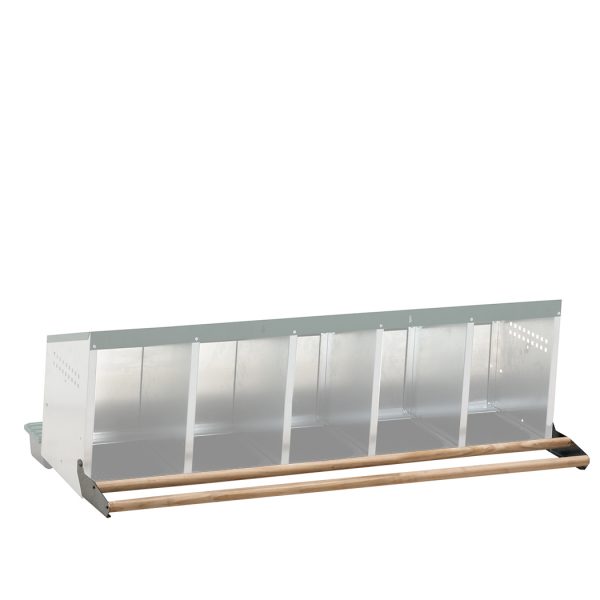 Paradera madera ponedero 5 dptos fondo plastico – accesorio para animales GAUN