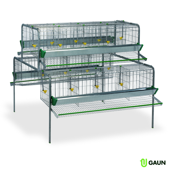Battery for laying hens 16 comp. extension