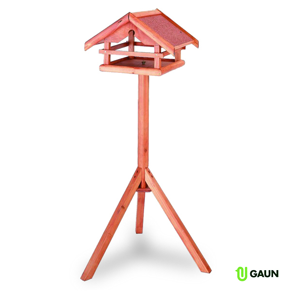 Comedero de madera pájaros