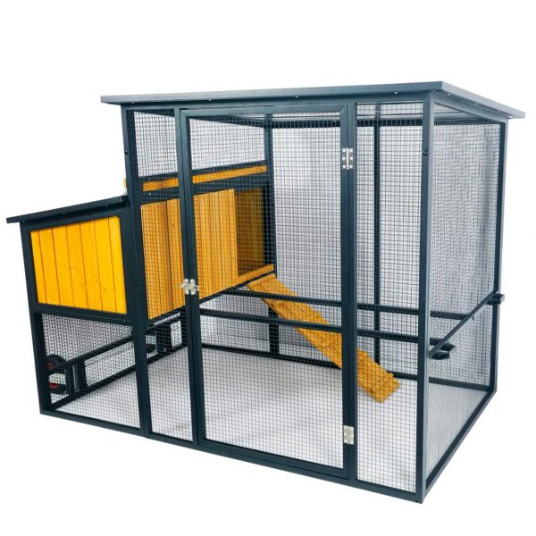 Fortaleza movil gallinas – jaula para animales GAUN