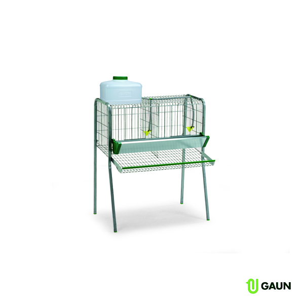 Batterie poules pondeuses 2 compartiments
