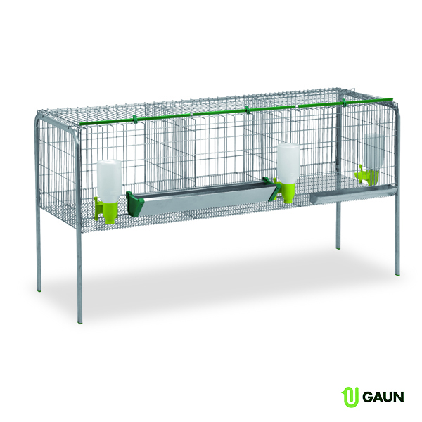 Cage for fattening chickens 3 comp.