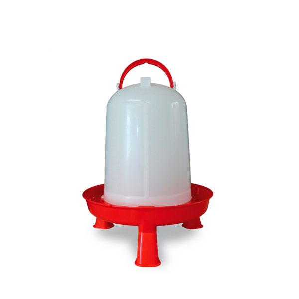 Bebedero aves eco 10 litros con patas y tapon pistacho – bebedero para animales GAUN
