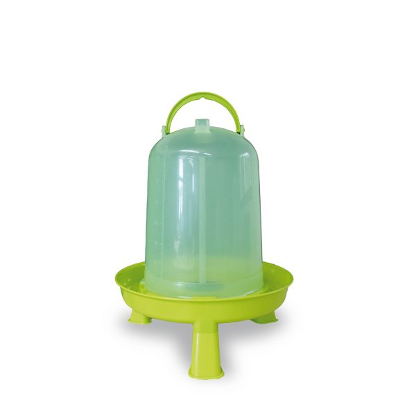 Bebedero aves eco 10 litros con patas y tapon pistacho – bebedero para animales GAUN