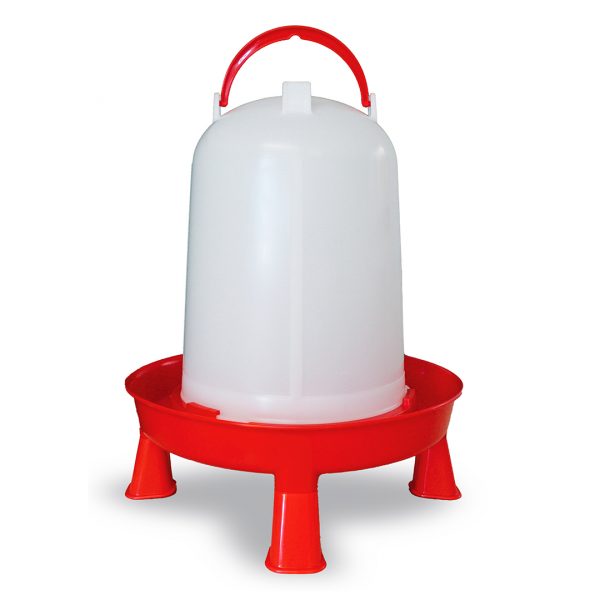 Bebedero aves eco 10 litros con patas y tapon pistacho – bebedero para animales GAUN