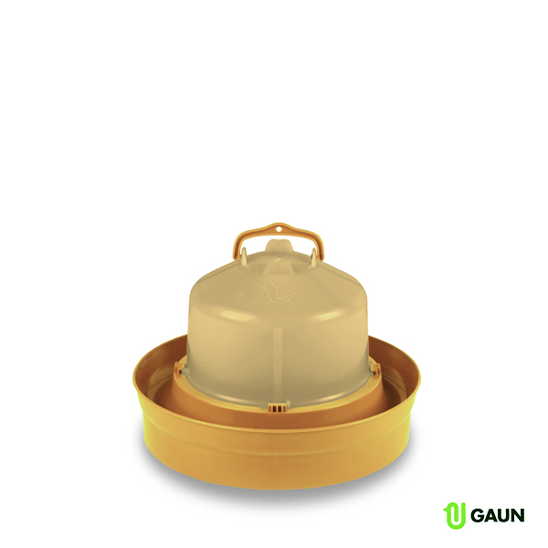 Bebedero premium 5 l. base profunda (oro)