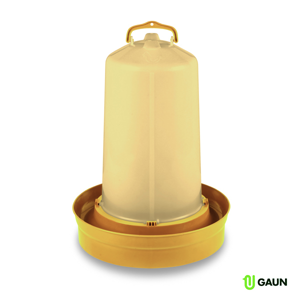 Bebedero premium 12 l. base profunda (oro)