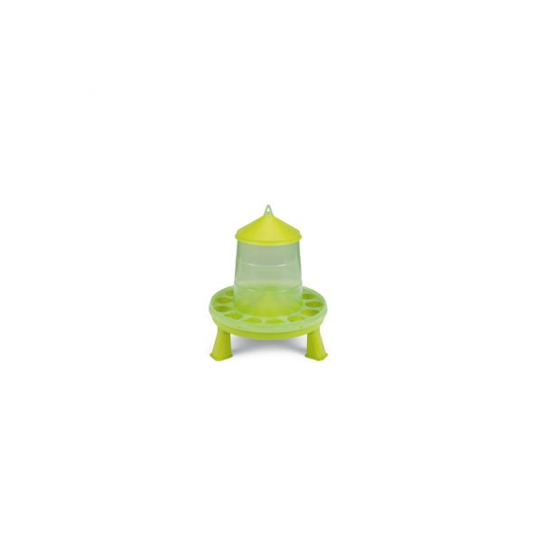 Tolva plastico aves 2 kg con patas pistacho – comedero para animales GAUN
