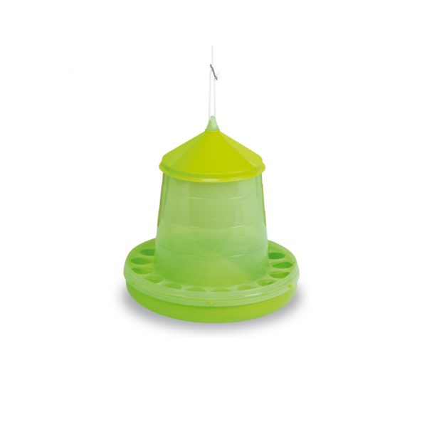 Tolva plastico aves 2 kg pistacho – comedero para animales GAUN