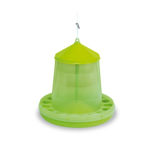 Tolva plastico aves 2 kg pistacho – comedero para animales GAUN