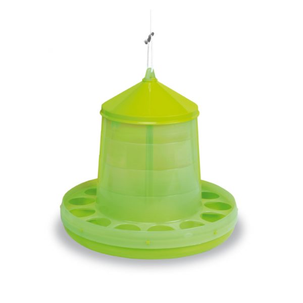 Tolva plastico aves 2 kg pistacho – comedero para animales GAUN