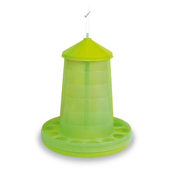 Tolva plastico aves 2 kg pistacho – comedero para animales GAUN