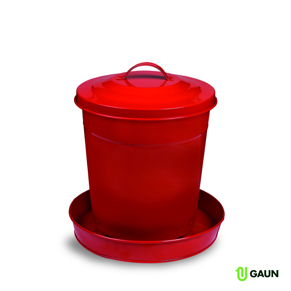 Trémie peinte volailles 6 kg.