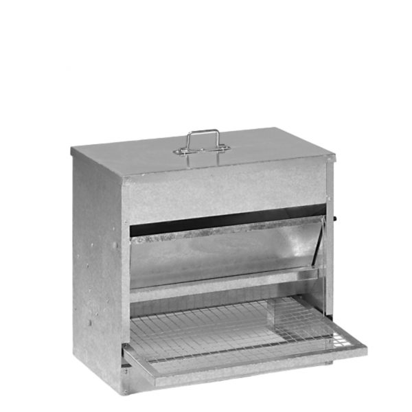 Tolva aves apertura mecanica 5 kgs – comedero para animales GAUN