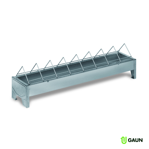 Comedero pollitos galvanizado 50 cm. rejilla ancha