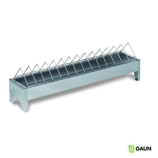 Mangeoire métalique poussins grille étroite - 50 cm.