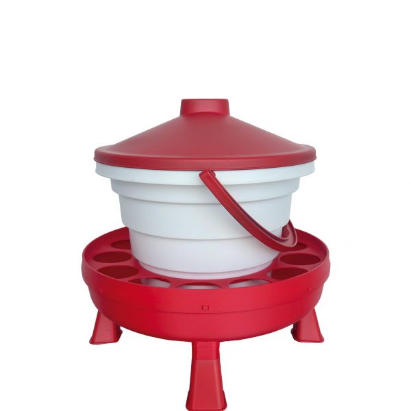 Comedero cubo 15 l. con patas