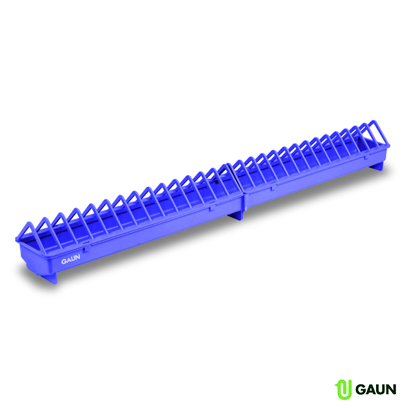 Plastic chick feeder narrow spacing 1 m. (violet)