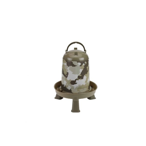 Bebedero aves eco 3 l con patas camuflaje – bebedero para animales GAUN