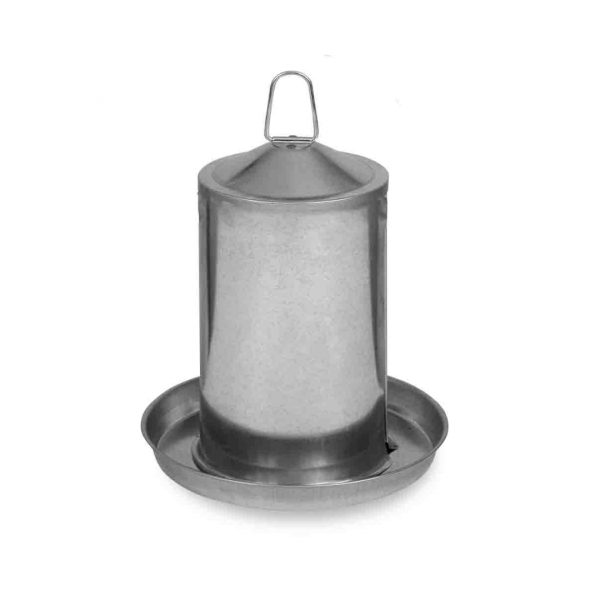 Bebedero chapa aves 4 lts doble pared – bebedero para animales GAUN
