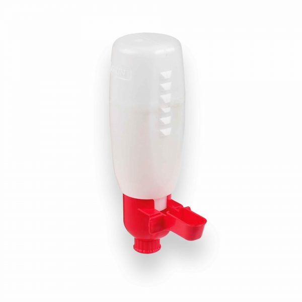 Bebedero aves mini con botella 05 lts – bebedero para animales GAUN
