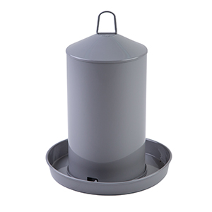 Bebedero chapa pintado 4 l doble pared – bebedero para animales GAUN