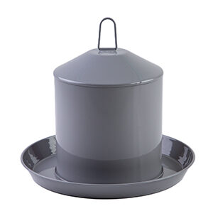 Bebedero chapa pintado 12 l doble pared – bebedero para animales GAUN