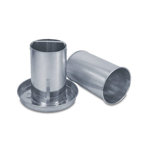 Bebedero inox aves 4 l doble pared – bebedero para animales GAUN