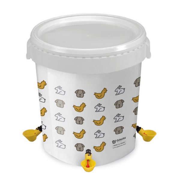 Bebedero con cazoleta basculante 32 l – bebedero para animales GAUN