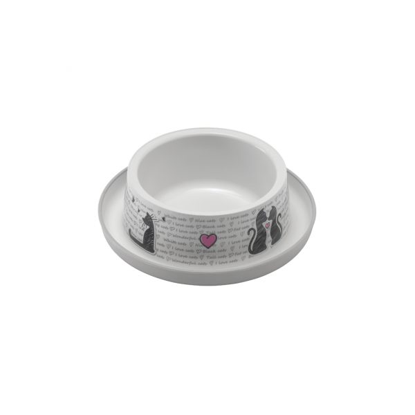 Comedero cats in love moderna m – comedero para animales GAUN