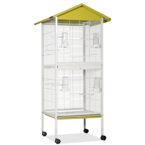Pajarera 446 oliva crema – jaula para animales GAUN