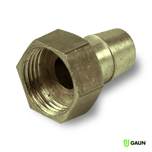 Racor 3/8 a tubo 8 x 14 mm.