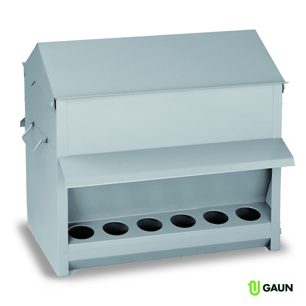 Outdoor galvanised feeder 18 kg.