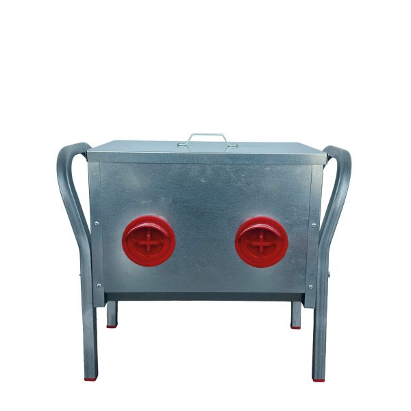 Tolva exterior galva. 4 bocas 15 kg.