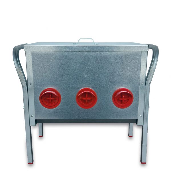 Tolva exterior galva. 6 bocas 30 kg.