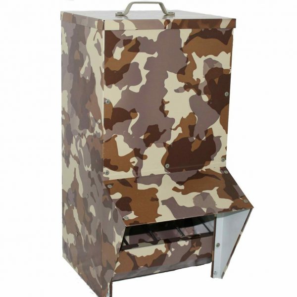 Tolva exterior aves mod burdeos 40 l camuflaje – comedero para animales GAUN