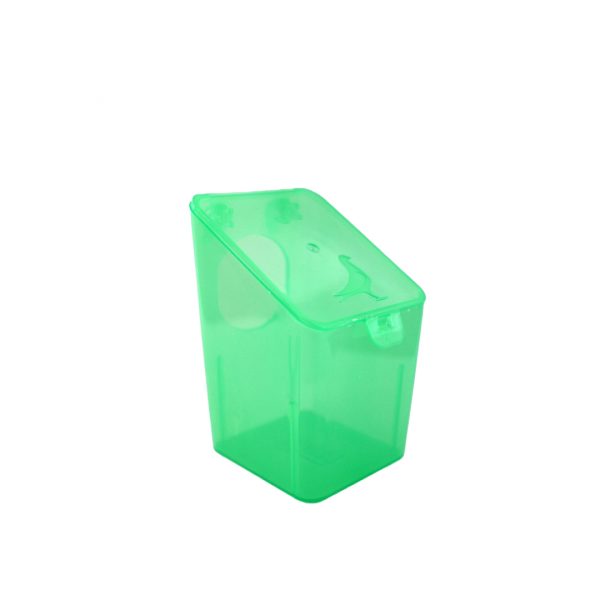 Comedero bebedero palomos 1 hueco verde – comedero para animales GAUN