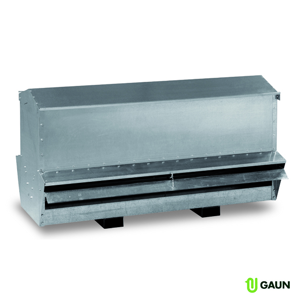 Galvanised duck feeder 500 kg.
