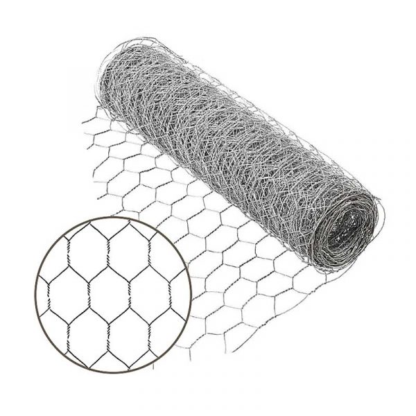 Rollo malla hexagonal 1 x 25 mt – accesorio para animales GAUN
