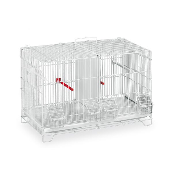 Jaulon canarios 2 departamentos 40 cms – jaula para animales GAUN