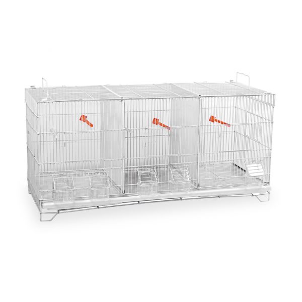 Jaulon canarios 2 departamentos 40 cms – jaula para animales GAUN
