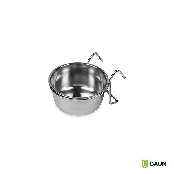 Comedero INOX con ganchos pequeño
