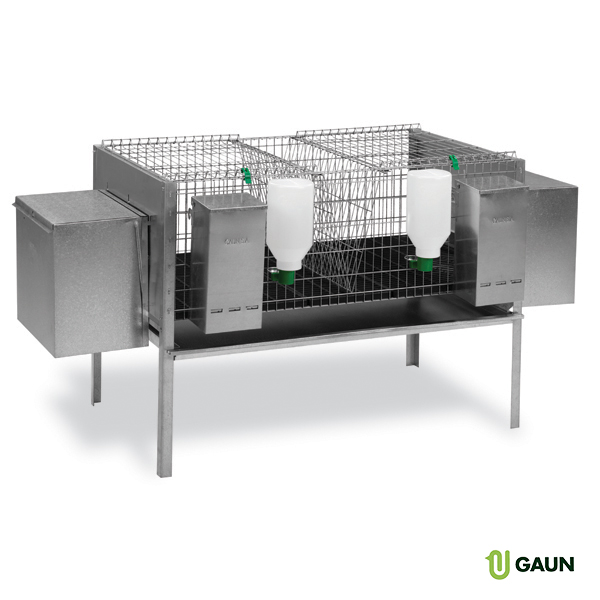 Rabbit cage model Europe 2 nests