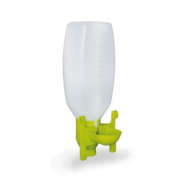 Bebedero mixto con botella aves 2 lts – bebedero para animales GAUN