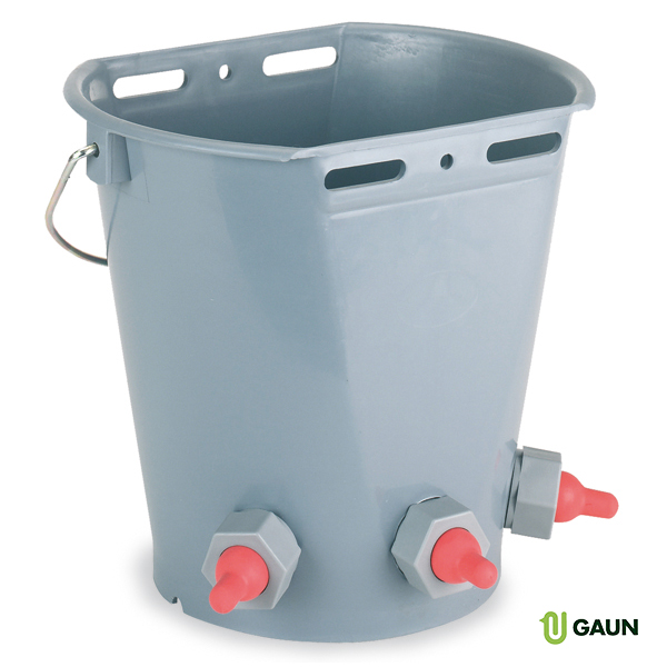 Cubo corderos 3 tetinas 8 l.