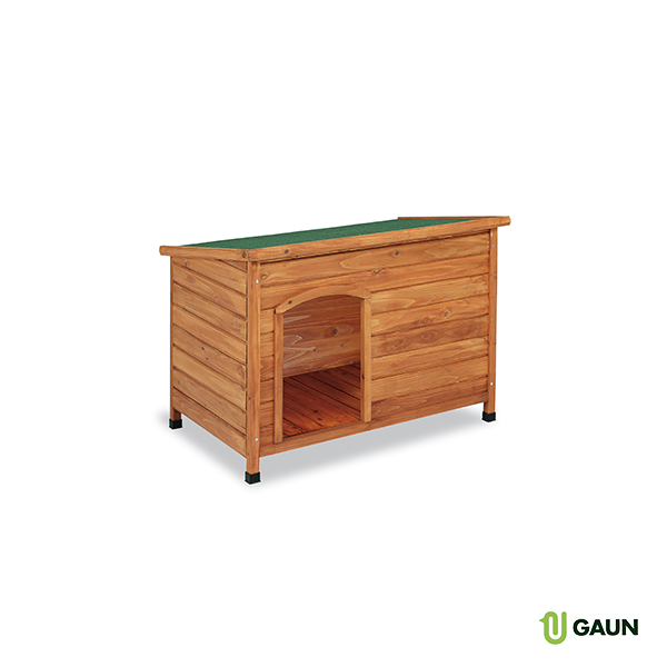 Caseta madera techo plano pequeña