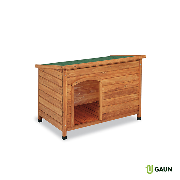 Caseta madera techo plano mediana