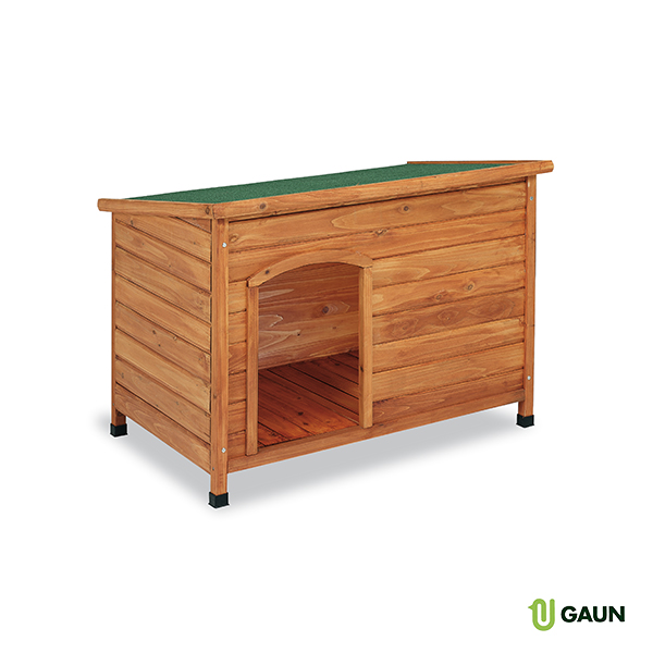 Caseta madera techo plano grande