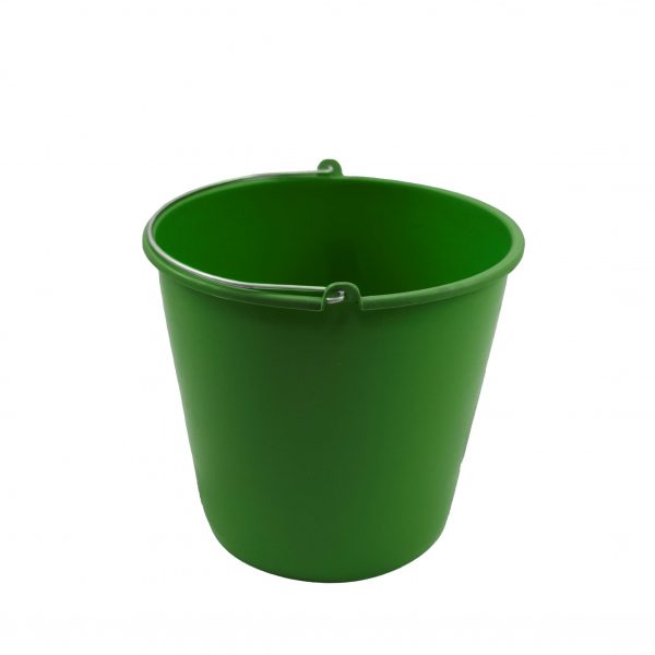 Cubo 16 lt verde reciclado – accesorio para animales GAUN